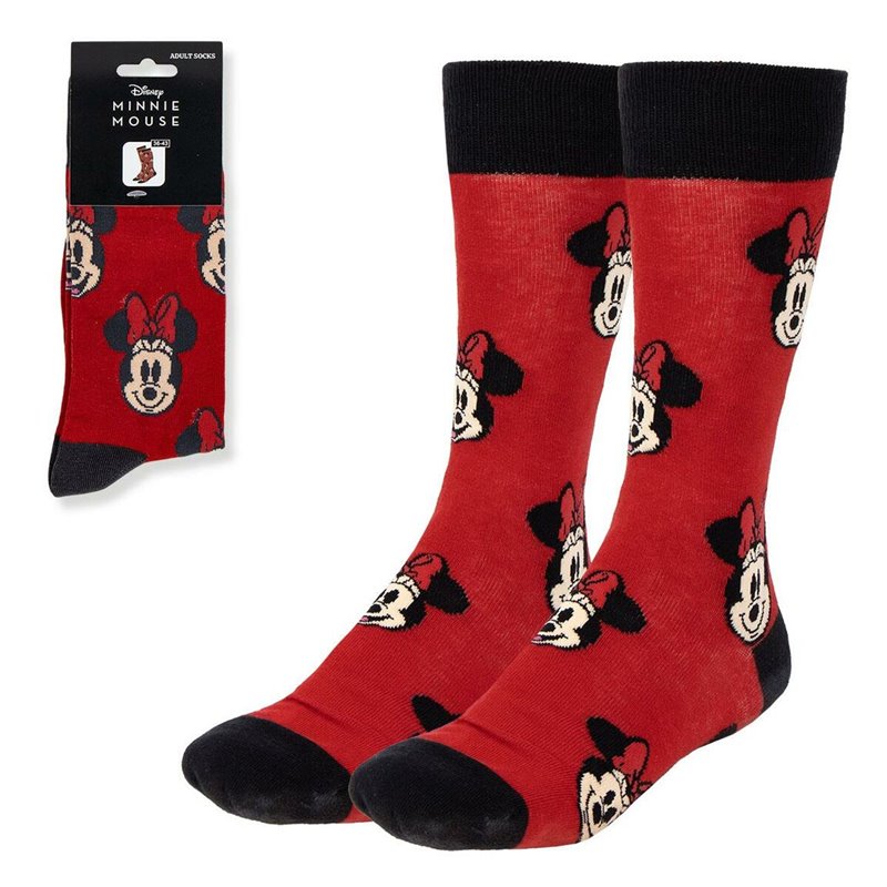 Chaussettes Minnie Mouse Rouge (36-43)