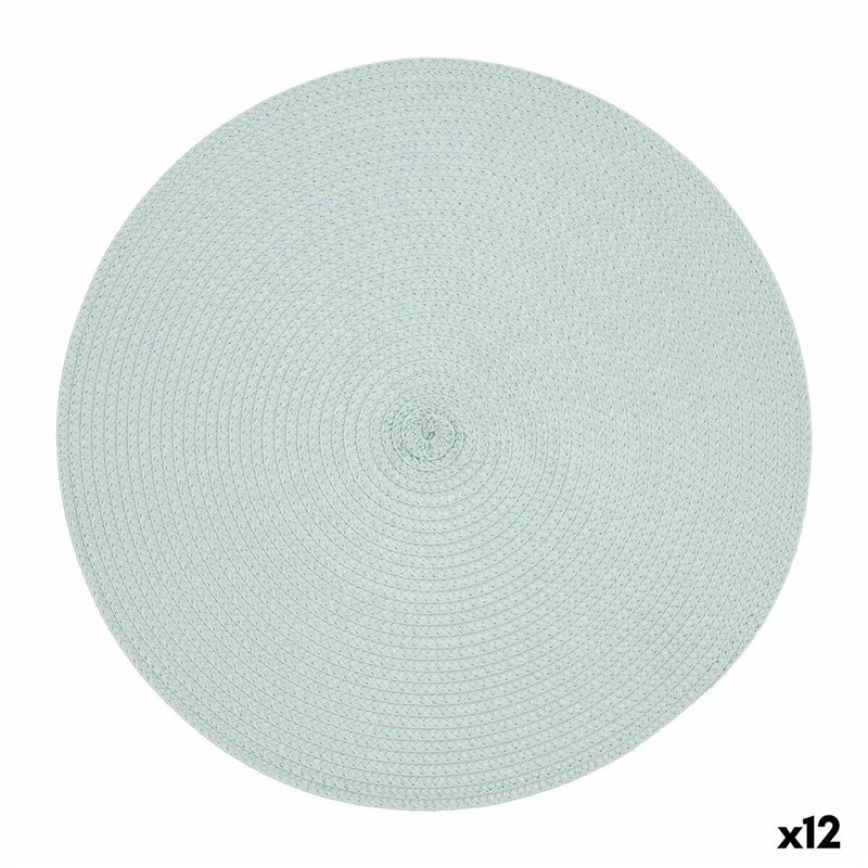 Image secondaire de Set de table Quid Vita Aqua Bleu Plastique 38 cm (Pack 12x)