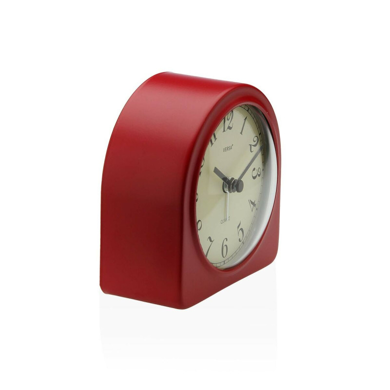 Image secondaire de Horloge de table Versa Luxa Rouge Plastique 5,8 x 10 x 10 cm