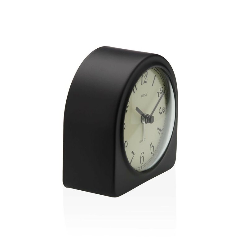 Image secondaire de Horloge de table Versa Luxa Noir Plastique 5,8 x 10 x 10 cm