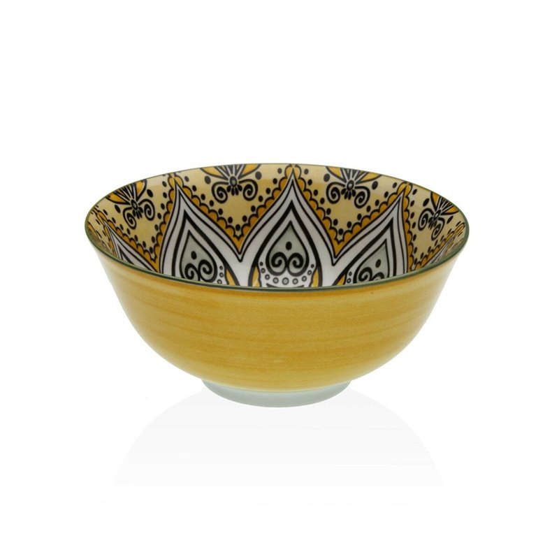 Bol pour Apéritifs Versa Jaune Céramique Porcelaine 15,5 x 7 x 15,5 cm