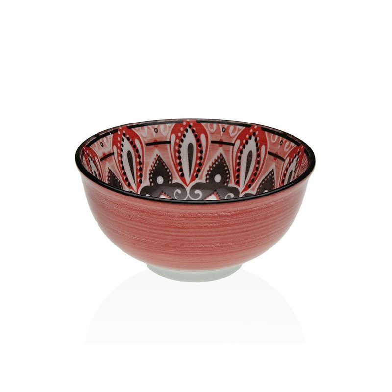 Bol pour Apéritifs Versa Rouge Céramique Porcelaine 11,5 x 6 x 11,5 xm