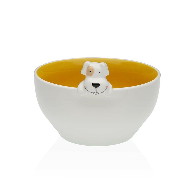 Bol Versa Porcelaine 15,8 x 9,5 x 14 cm Chien