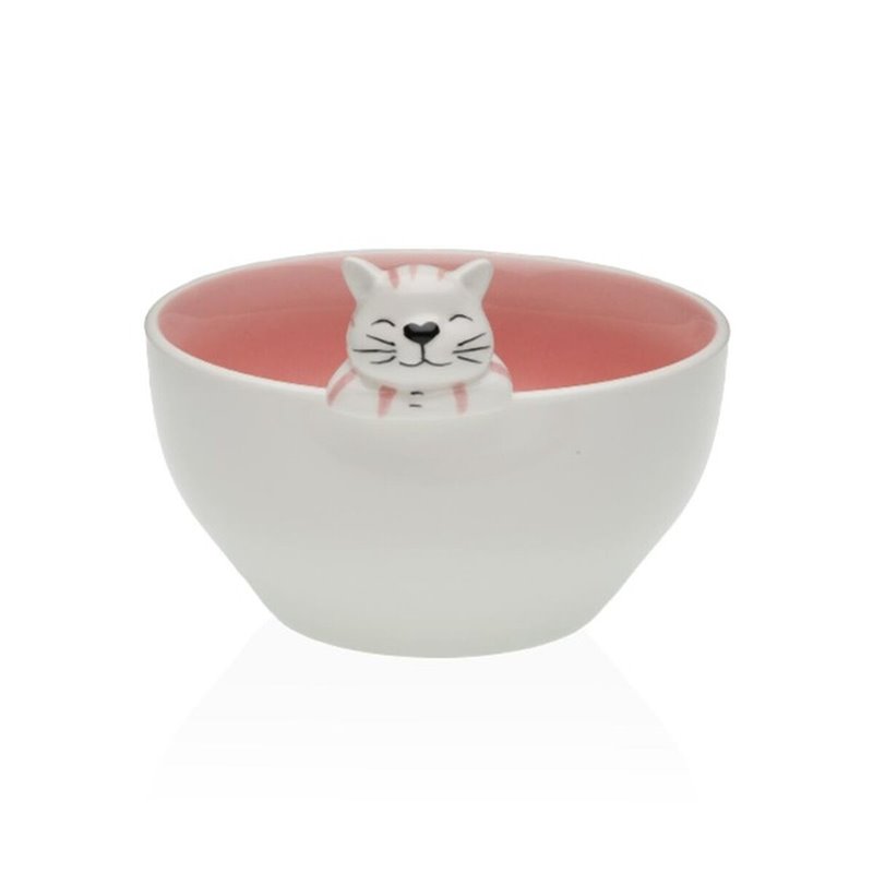 Image secondaire de Bol Versa Porcelaine 15,8 x 9,5 x 14 cm Chats