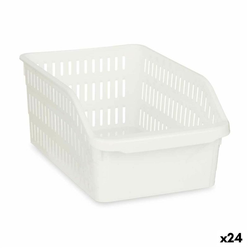 organisateur pour frigo Blanc Plastique 20,3 x 12,8 x 30,5 cm (24 Unités)