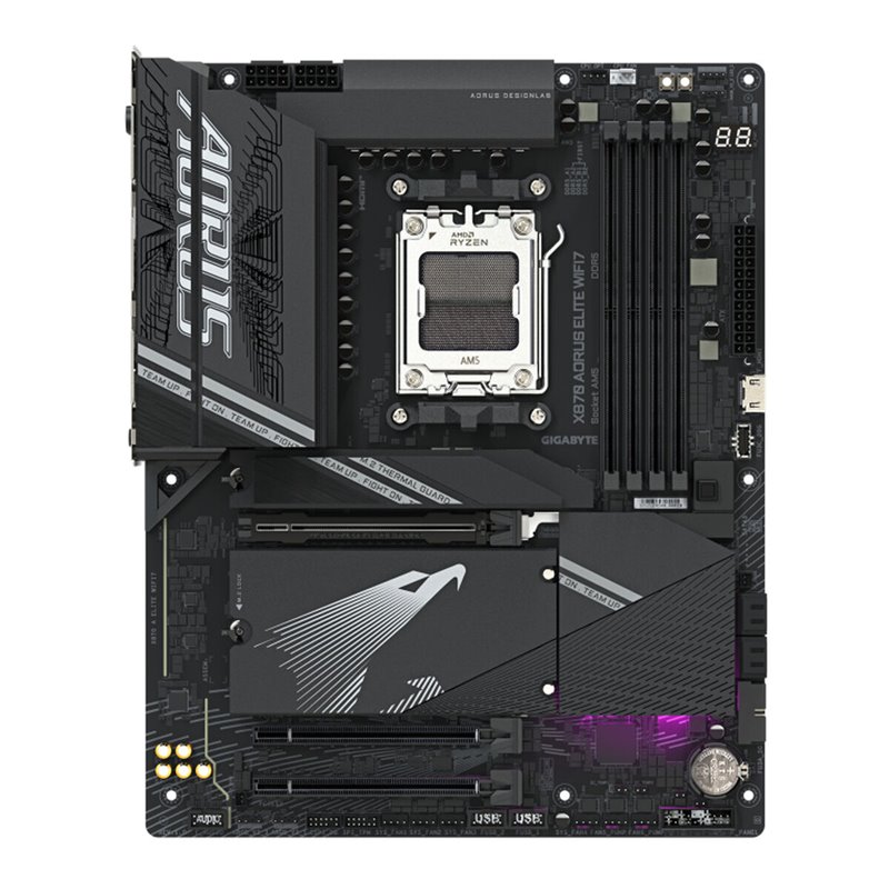 Image secondaire de Carte Mère Gigabyte X870 AORUS ELITE WIFI7 AMD X870 AMD AMD AM5