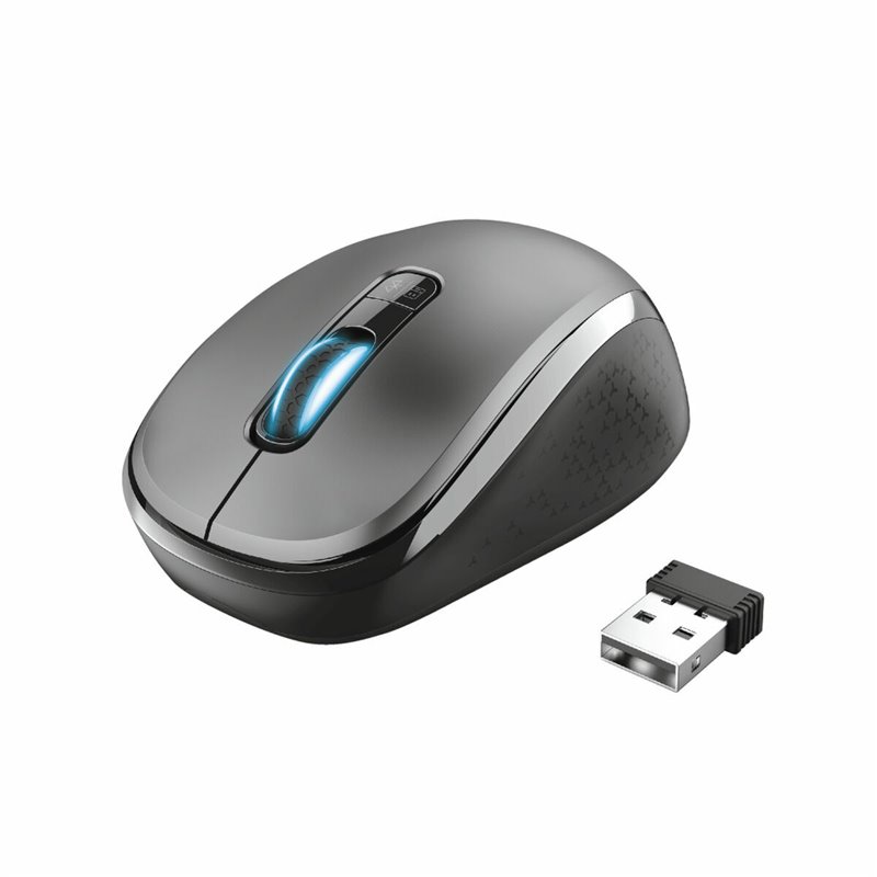 Trust Yvi souris Ambidextre RF sans fil + Bluetooth Optique 1600 DPI