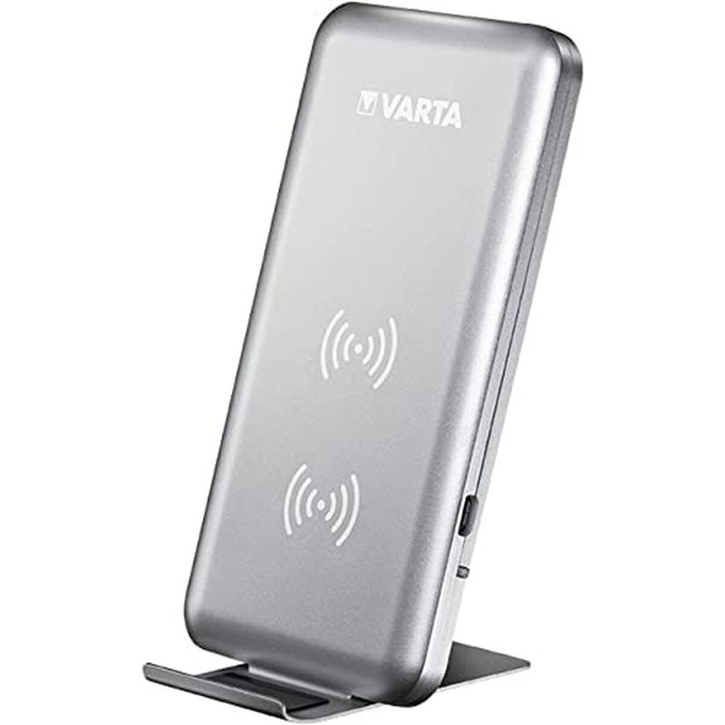 Image secondaire de Varta 57912 101 111 chargeur d'appareils mobiles Smartphone Argent Secteur Recharge sans fil Charge rapide Intérieure