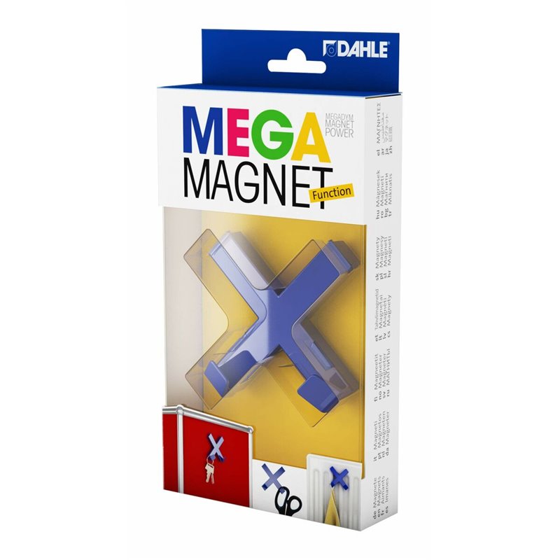 Image secondaire de Aimant Novus MEGA Magnet CROSS XL Bleu Croix 9 x 9 cm