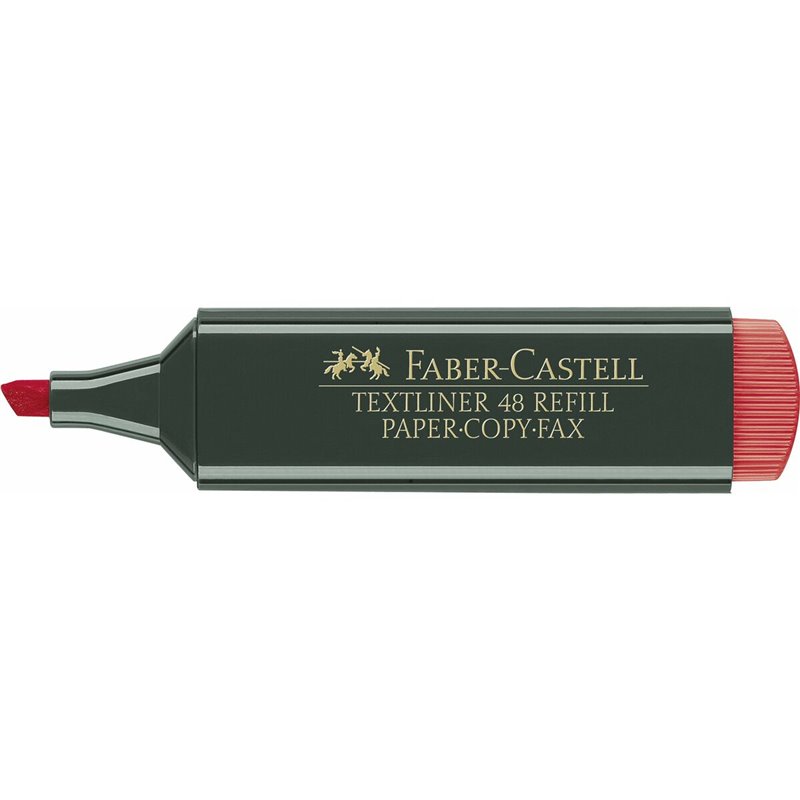 Image secondaire de Surligneur Faber-Castell TEXTLINER 48 Rouge (10 Unités)