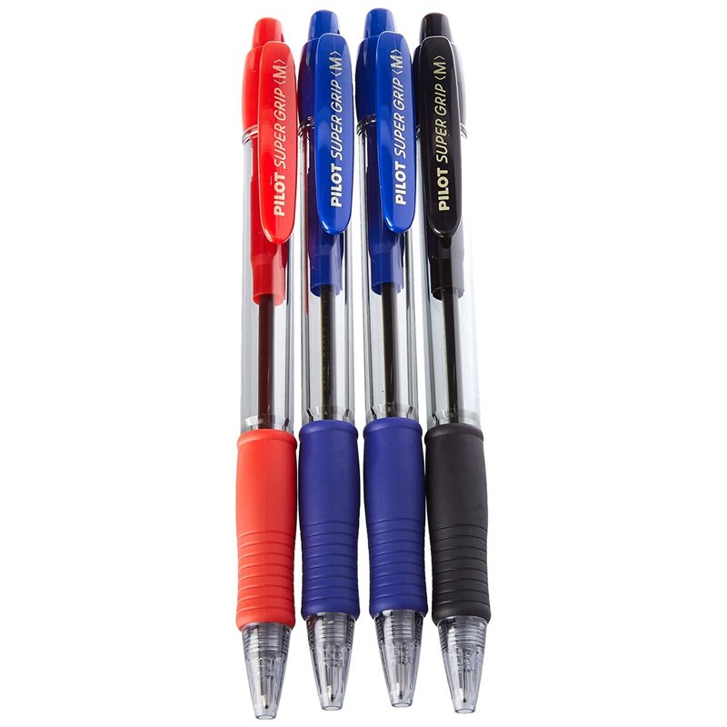 Image secondaire de Ensemble de Stylos Pilot SUPERGRIP Multicouleur (4 Pièces)