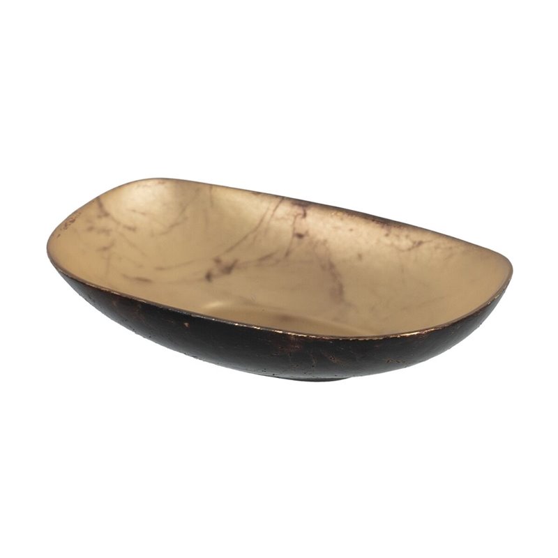 Bol Marron Noir Verre 10 x 15,5 x 4 cm