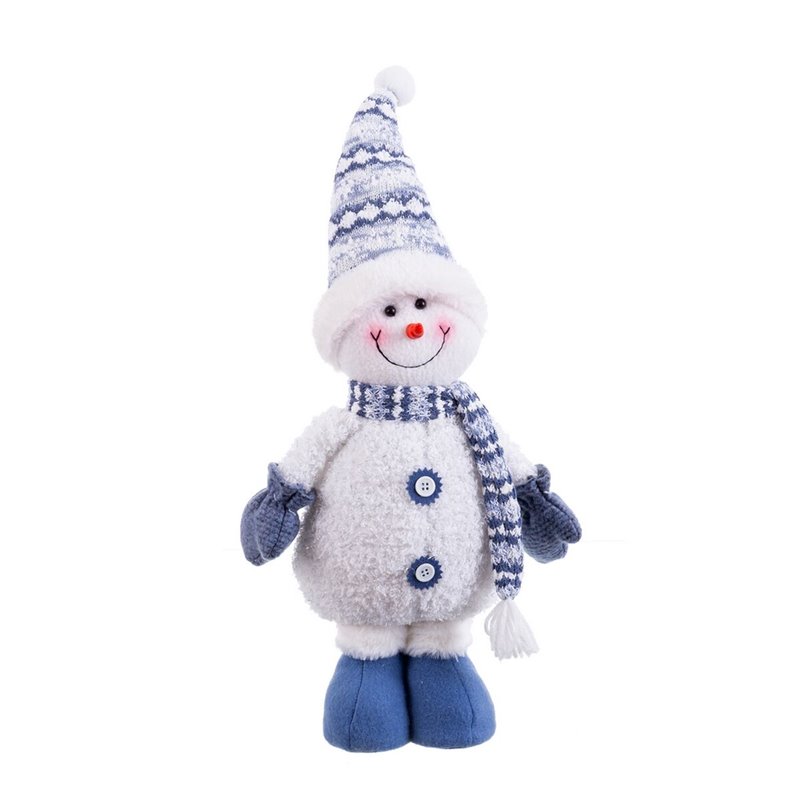 Bonhomme de Neige Blanc 23 X 11 X 41 CM