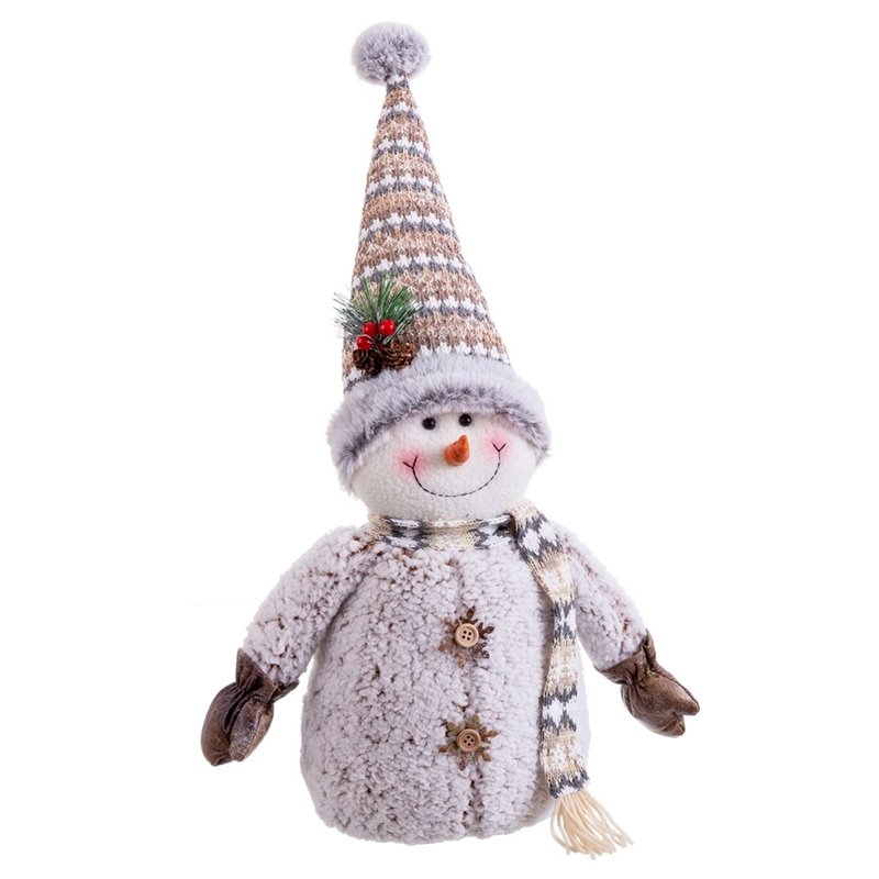 Bonhomme de Neige Multicouleur 22 X 16 X 39 CM