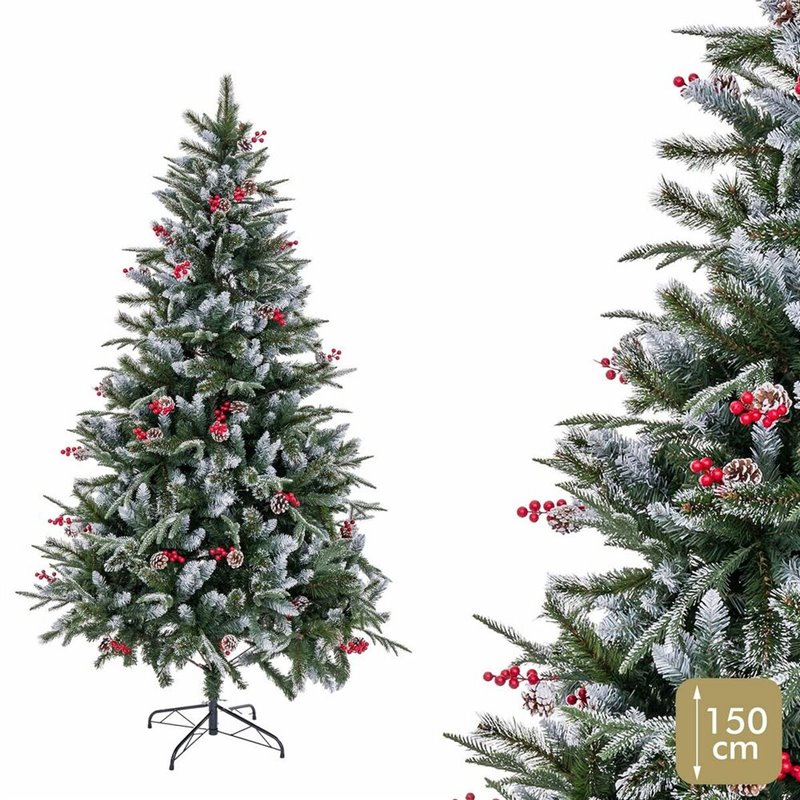 Image secondaire de Sapin de Noël PVC Enneigé 60 x 60 x 150 cm