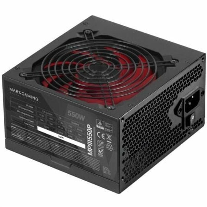 Bloc dAlimentation Mars Gaming MPIII550P ATX 550 W