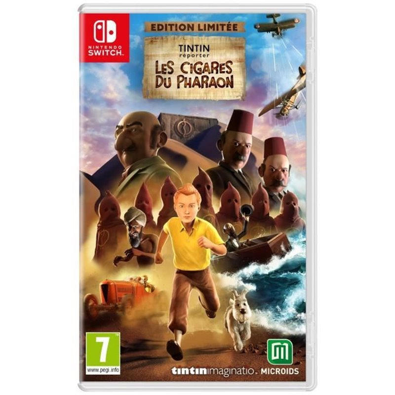 Tintin Reporter : Les Cigares Du Pharaon - Jeu nintendo Switch - Edition Limitée