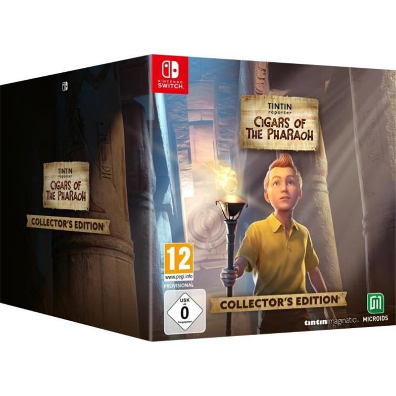 Tintin Reporter Les Cigares Du Pharaon - Jeu Nintendo Switch - Collector Edition