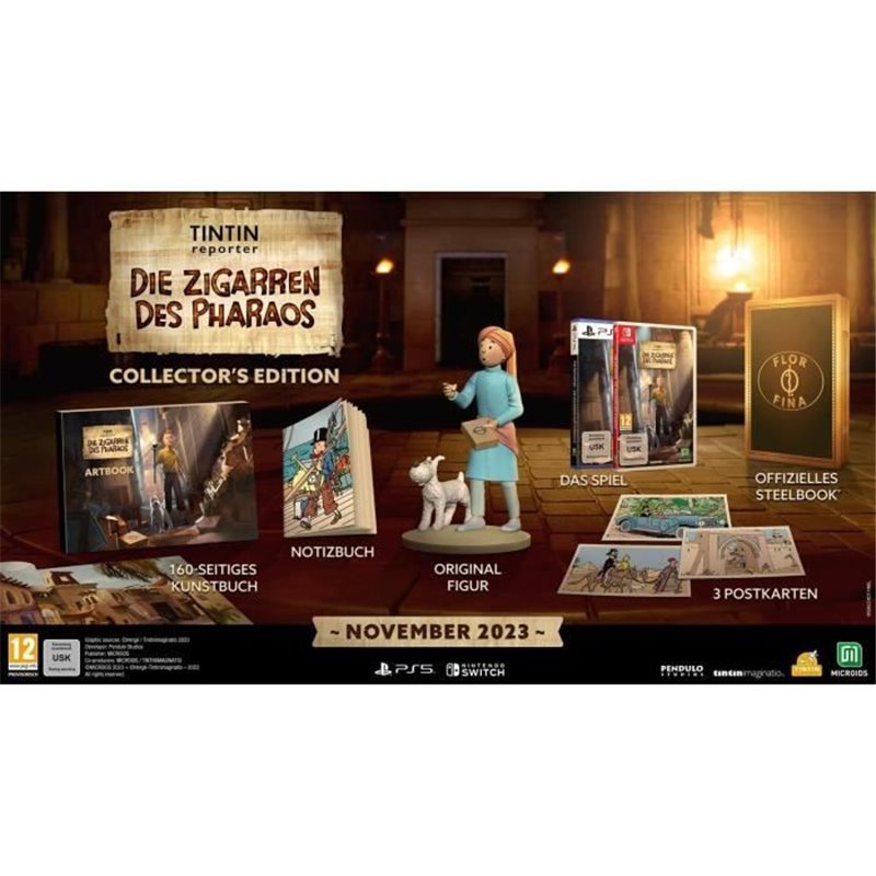 Image secondaire de Tintin Reporter Les Cigares Du Pharaon - Jeu Nintendo Switch - Collector Edition