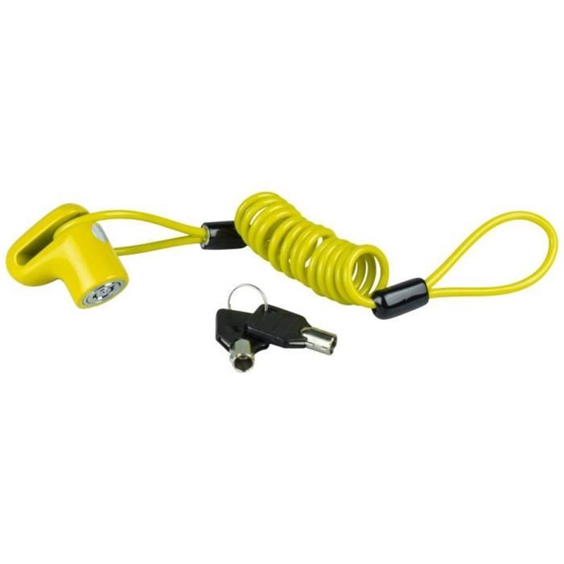 Image secondaire de Antivol vélo câble - BURG WACHTER - 520 50 Yellow SB - Câble acier gainé 14 mm, 100 cm