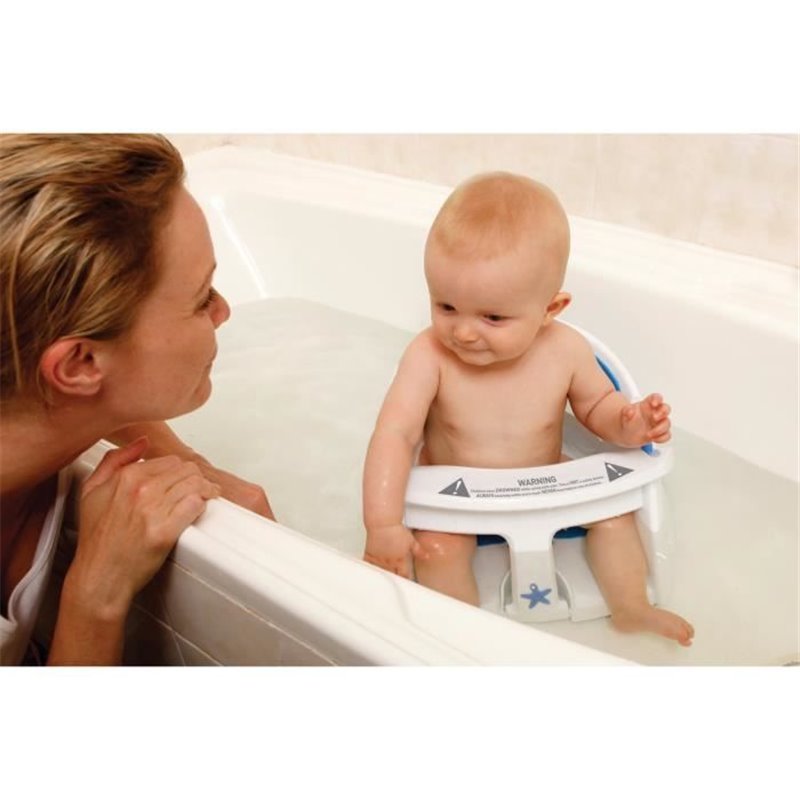 Image secondaire de Siege de bain - DREAMBABY - Super confortable - Indicateur de détection de chaleur - 6 a 24 mois jusqu'a 13 kg - Blanc