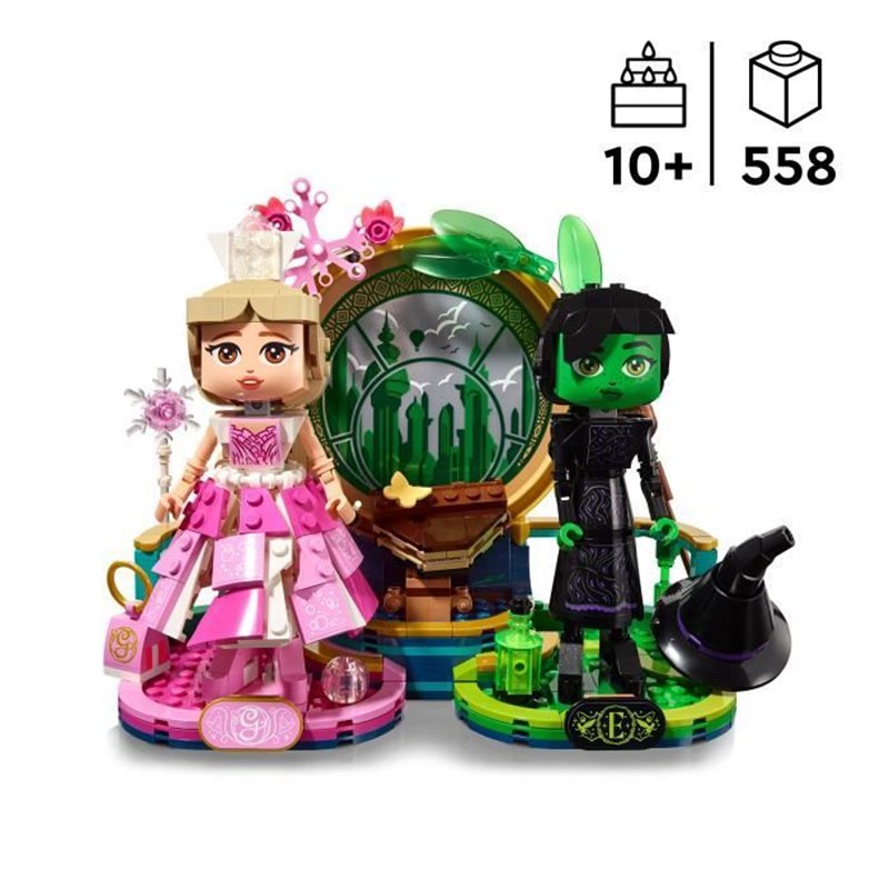 Image secondaire de LEGO Wicked 75682 Figurines d'Elphaba et de Glinda - Idée Cadeau Anniversaire