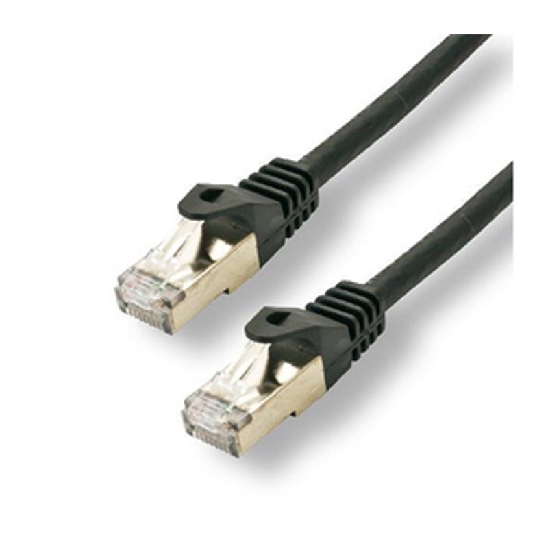 MCL FCC6ABMSHF-2M/N câble de réseau Noir Cat6a S/FTP (S-STP)