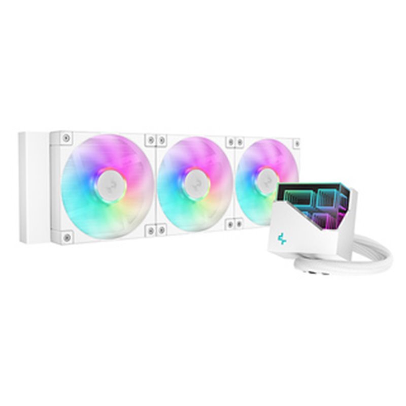 DeepCool LT360 Processeur Refroidisseur de liquide tout-en-un 12 cm Blanc 1 pièce(s)