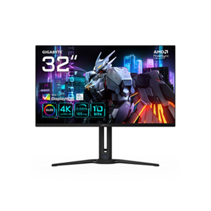 GIGABYTE AORUS FO32U 31,5 MONITEUR DE JEU UHD - 3840 X 2160 (UHD), 165HZ, 0,03MS, 250 CD/M², FREESYNC PREMIUM PRO, DISPL