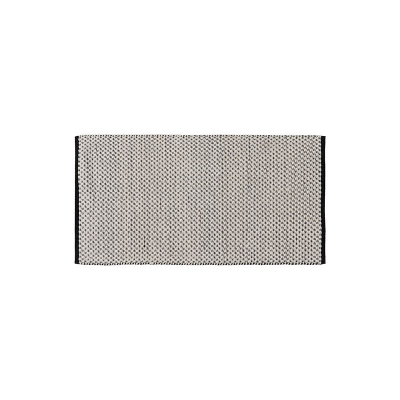 Tapis Blanc Noir 80 x 150 x 1 cm