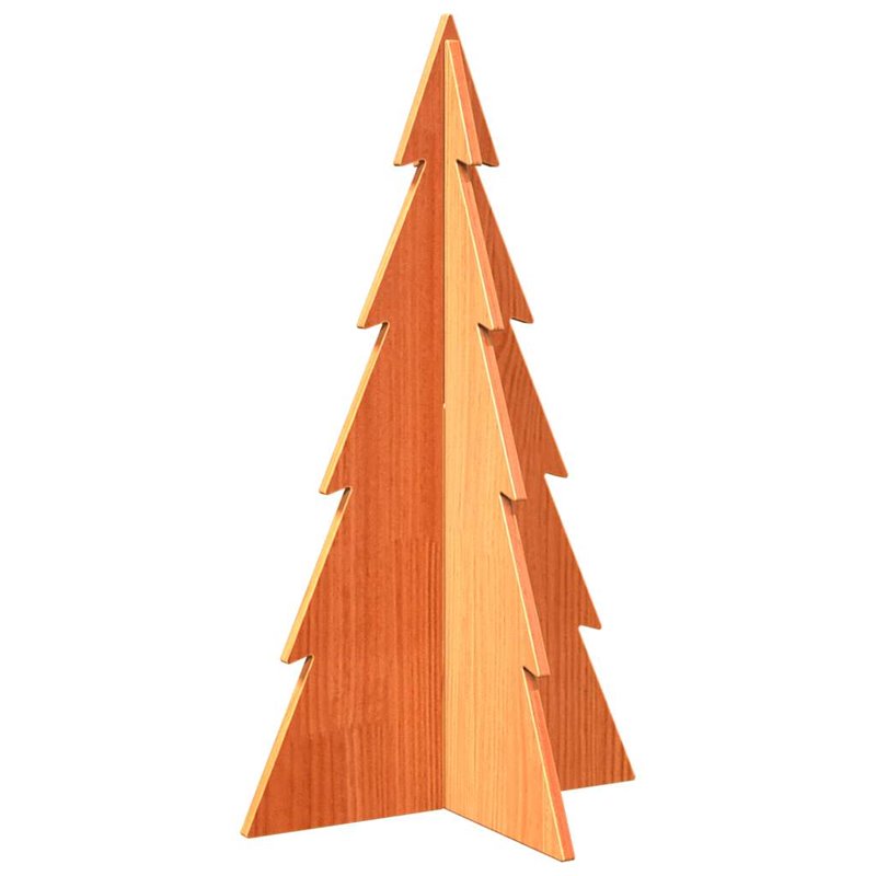 Image secondaire de vidaXL Arbre de Noël en bois pour décoration 80 cm bois de pin massif