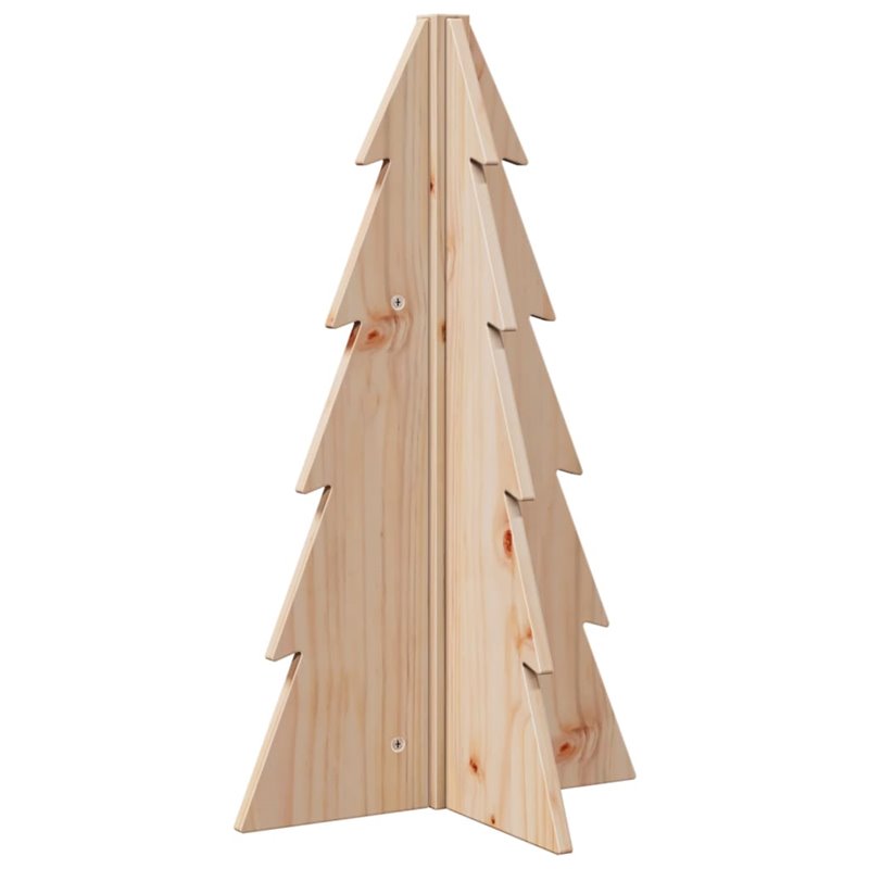 Image secondaire de vidaXL Arbre de Noël en bois pour décoration 69,5cm bois massif de pin