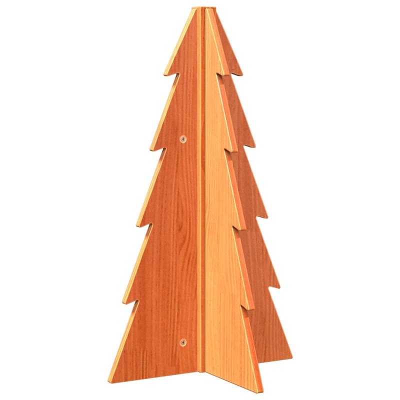 Image secondaire de vidaXL Arbre de Noël en bois pour décoration 69,5cm bois de pin massif