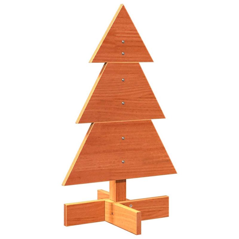 Image secondaire de vidaXL Arbre de Noël en bois pour décoration 60 cm bois de pin massif