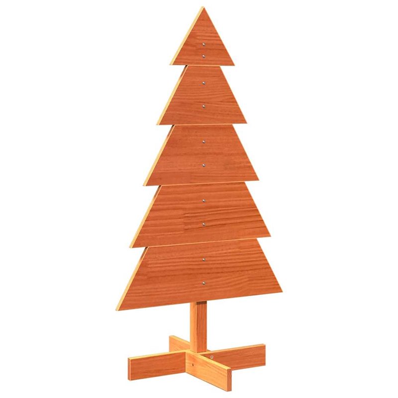 Image secondaire de vidaXL Arbre de Noël en bois pour décoration 100 cm bois de pin massif