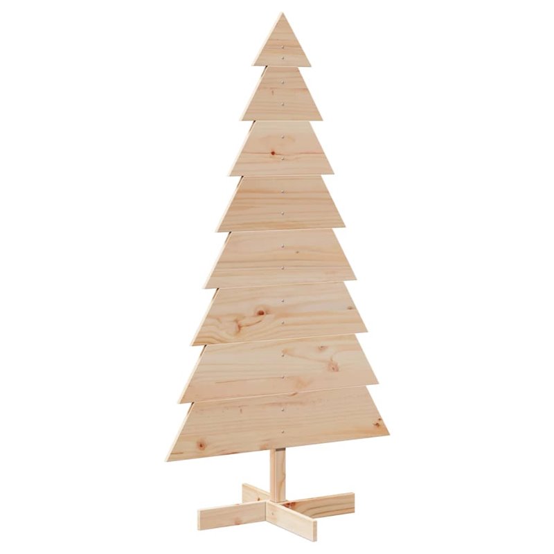 Image secondaire de vidaXL Arbre de Noël en bois pour décoration 150 cm bois massif de pin