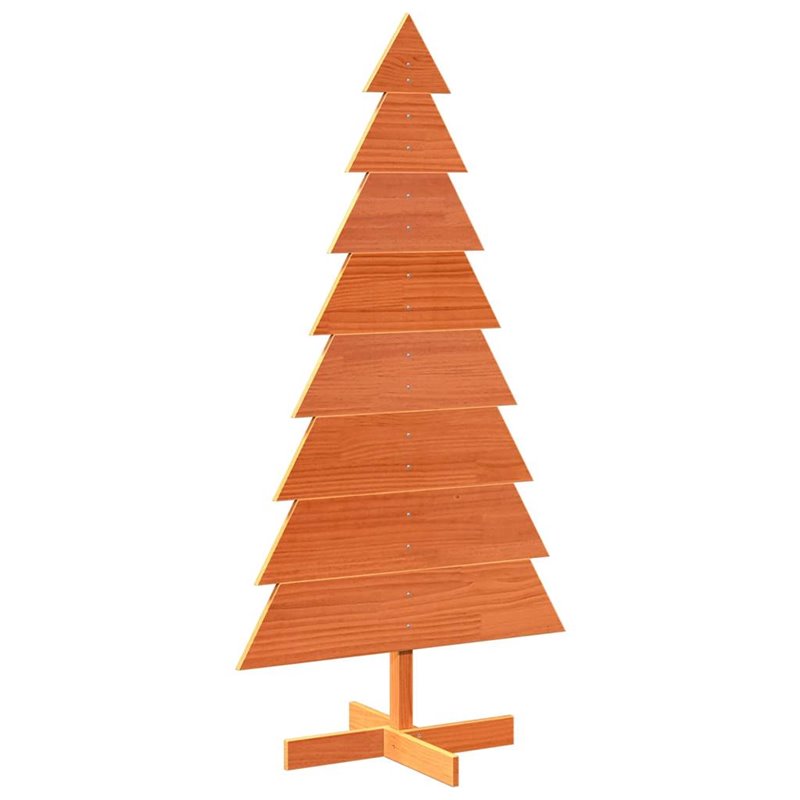 Image secondaire de vidaXL Arbre de Noël en bois pour décoration 150 cm bois de pin massif