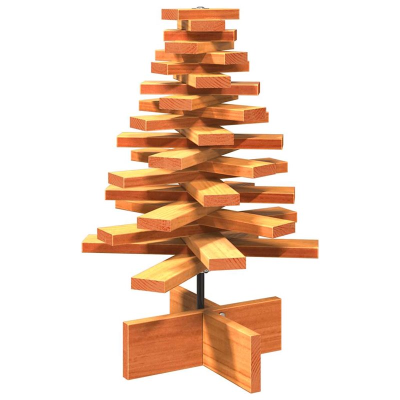 Image secondaire de vidaXL Arbre de Noël en bois pour décoration 60 cm bois de pin massif