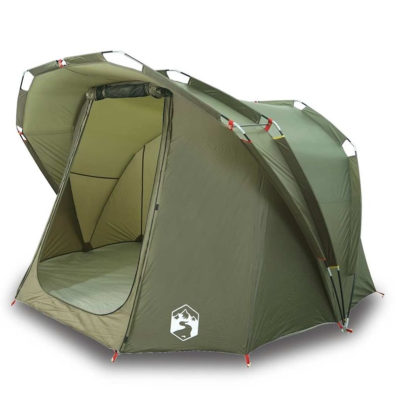 Image secondaire de vidaXL Tente de pêche 4 personnes vert olive imperméable