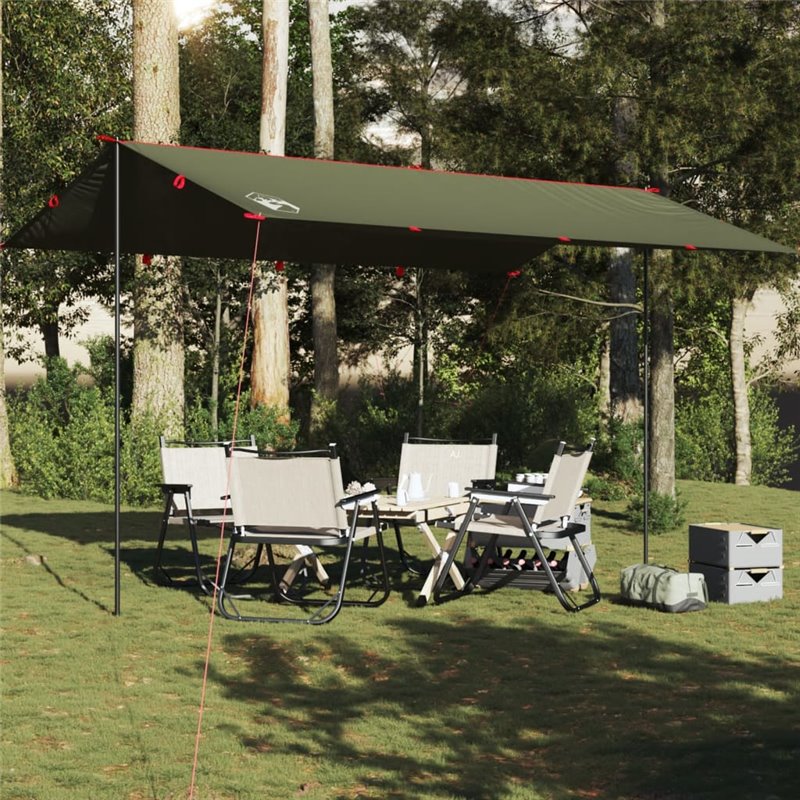 vidaXL Bâche de camping vert olive 506x306 cm imperméable