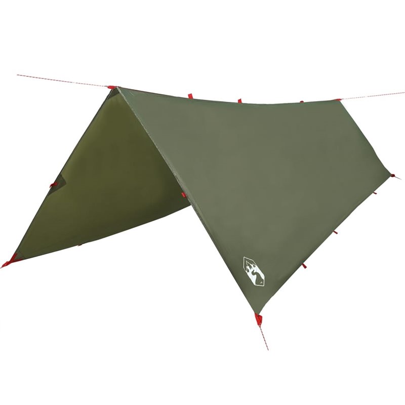 Image secondaire de vidaXL Bâche de camping vert olive 506x306 cm imperméable