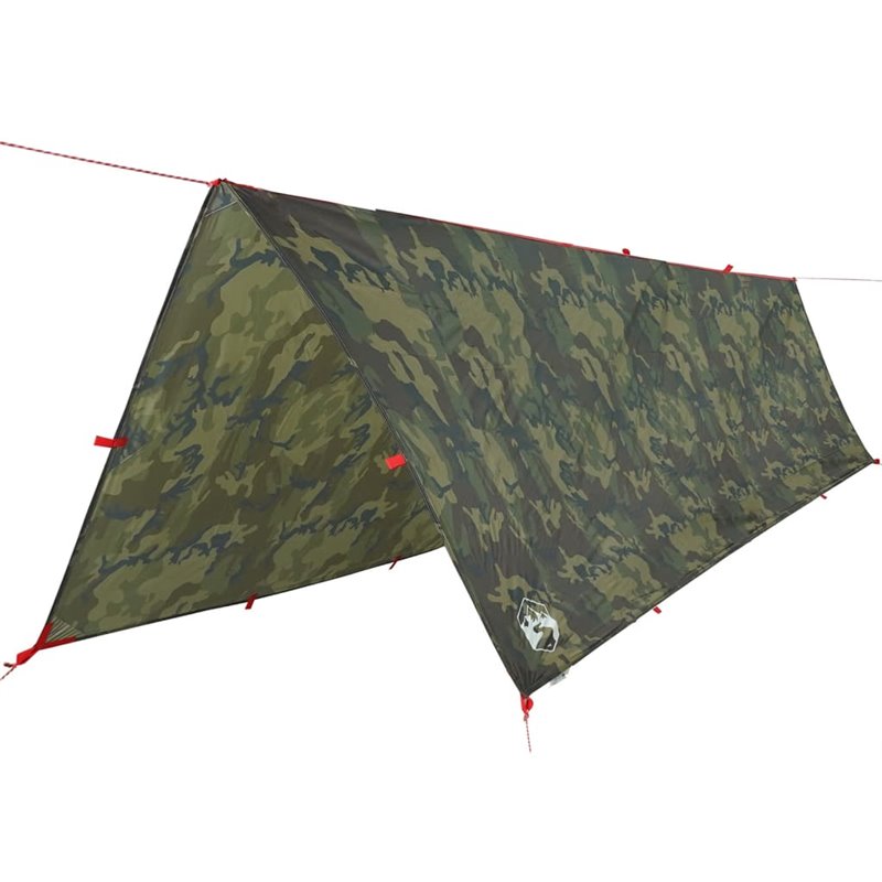 Image secondaire de vidaXL Bâche de camping camouflage 506x306 cm imperméable