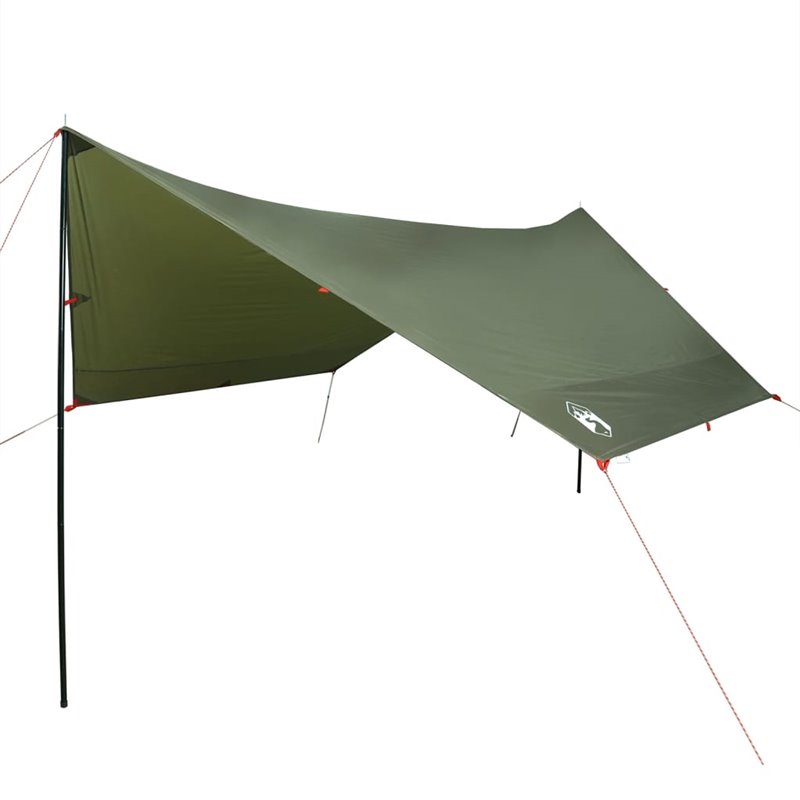 Image secondaire de vidaXL Bâche de camping vert olive 438x376x212 cm imperméable