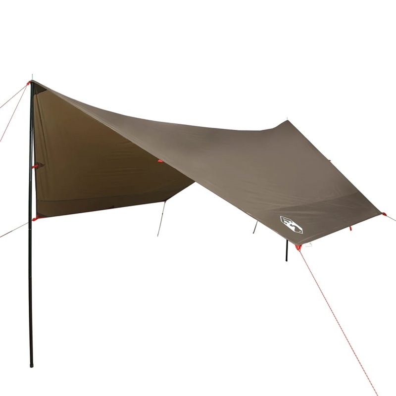 Image secondaire de vidaXL Bâche de camping marron 438x376x212 cm imperméable