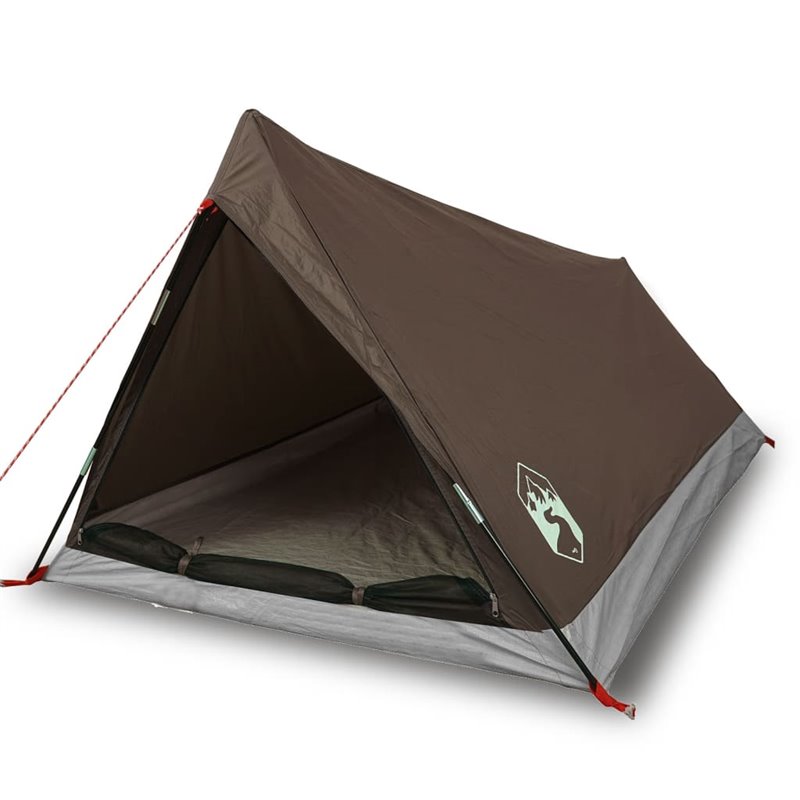 Image secondaire de vidaXL Tente de camping 2 personnes marron imperméable