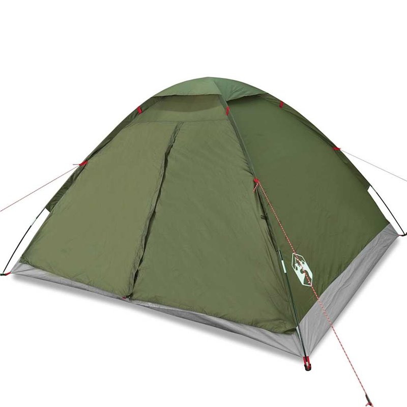 Image secondaire de vidaXL Tente de camping à dôme 4 personnes vert olive imperméable