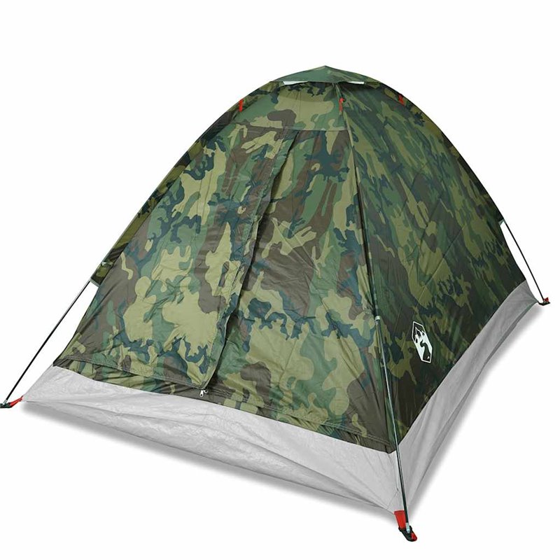 Image secondaire de vidaXL Tente de camping à dôme 4 personnes camouflage imperméable