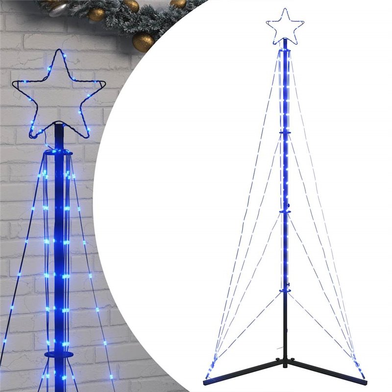 Image secondaire de vidaXL Guirlande de sapin de Noël 363 LED bleu 182 cm