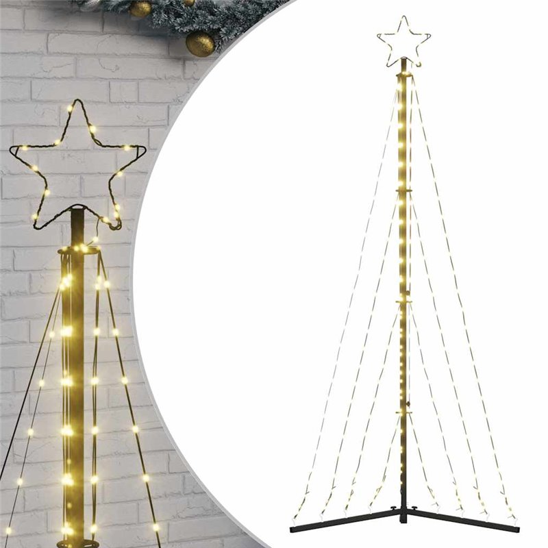 Image secondaire de vidaXL Guirlande de sapin de Noël 339 LED blanc chaud 187 cm