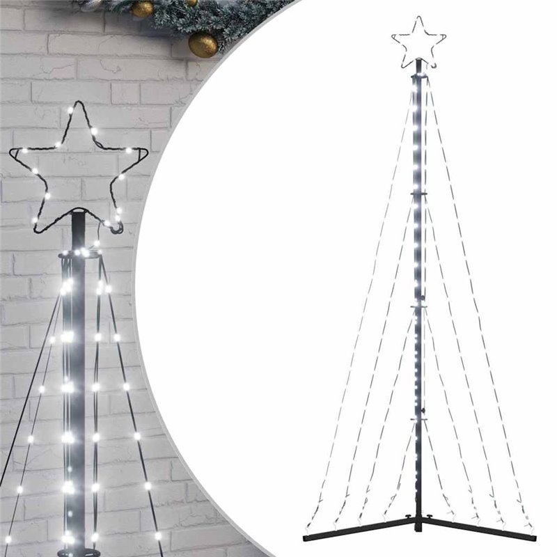 Image secondaire de vidaXL Guirlande de sapin de Noël 339 LED blanc froid 187 cm